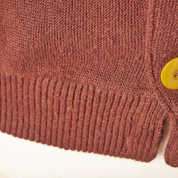 1960s Brown Springfoot Cardigan Sweater - Picture 2 of 11